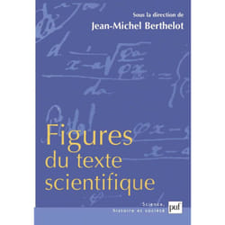 ISBN Figures du texte scientifique livre Littérature scientifique Français
