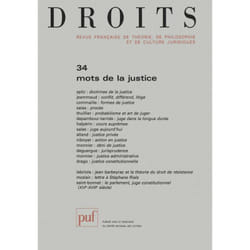 ISBN Droits 2001, n° 34 livre Loi Français