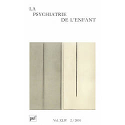 ISBN psychiatrie de l'enfant 2001, vol. 44 (2) livre Psychologie Français