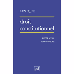 ISBN Lexique / droit constitutionnel, Français, 160 pages