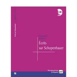 ISBN Écrits sur Schopenhauer livre philosophie Français