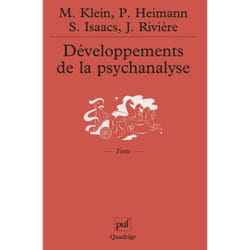 ISBN Développements de la psychanalyse livre Psychologie Français