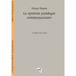 ISBN Le système juridique communautaire, Loi, Français, 784 pages