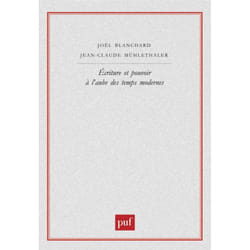 ISBN Écriture et pouvoir à l'aube des temps modernes livre Littérature Français