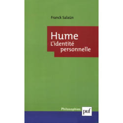ISBN Hume. L'identité personnelle livre philosophie Français