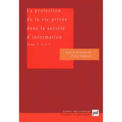ISBN La protection de la vie privée dans la société d'information. Tomes 3, 4 et 5 livre Loi Français