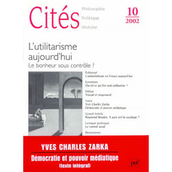 ISBN Cités 2002, n° 10 livre philosophie Français