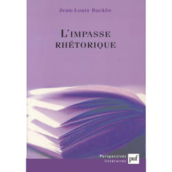 ISBN L'impasse rhétorique livre Littérature Français