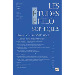 ISBN études philosophiques 2002, n° 1 livre philosophie Français