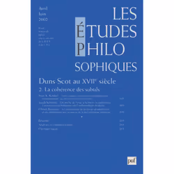 ISBN études philosophiques 2002, n° 2, philosophie, Français, 112 pages