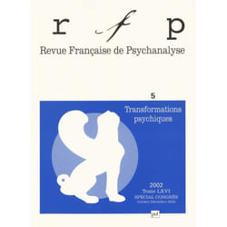 ISBN RFP 2002, t. 66, n° 5 (Congrès) livre Psychologie Français