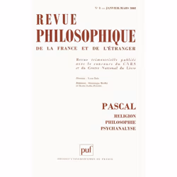 ISBN Revue philosophique 2002, t. 127 (1), philosophie, Français, 136 pages