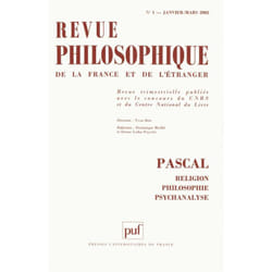 ISBN Revue philosophique 2002, t. 127 (1) livre philosophie Français
