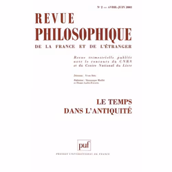 ISBN Revue philosophique 2002, t. 127 (2), philosophie, Français, 120 pages