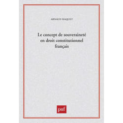 ISBN Le concept de souveraineté en droit constitutionnel français livre Loi