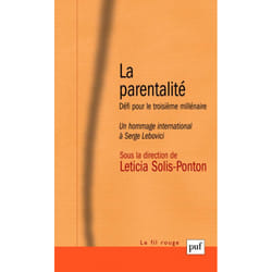 ISBN La parentalité livre Psychologie Français