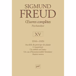 ISBN Œuvres complètes - psychanalyse - vol. XV : 1916-1920, Psychologie, Français, 400 pages