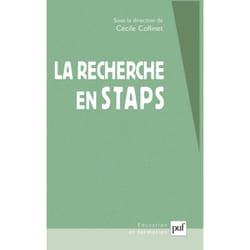 ISBN La recherche en STAPS livre Education Français