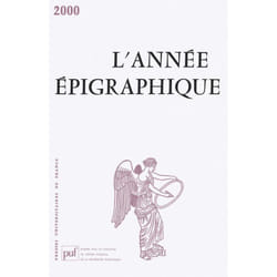ISBN année épigraphique vol. 2000 livre histoire Français