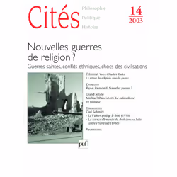 ISBN Cités 2003, n° 14, philosophie, Français, 192 pages