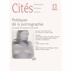 ISBN Cités 2003, n° 15, philosophie, Français, 192 pages