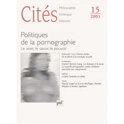 ISBN Cités 2003, n° 15 livre philosophie Français