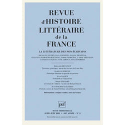 ISBN RHLF 2003, n° 2 livre Littérature Français