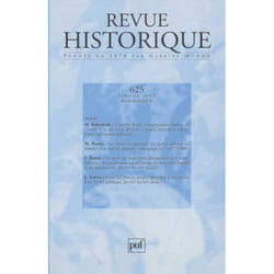 ISBN Revue historique 2003, n° 625 livre histoire Français
