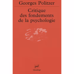 ISBN Critique des fondements de la psychologie, Psychologie, Français, 272 pages