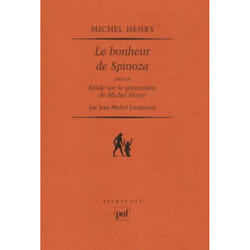 ISBN Le bonheur de Spinoza livre philosophie Français