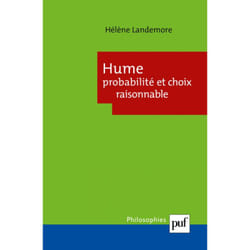 ISBN Hume. Probabilité et choix raisonnable livre philosophie Français