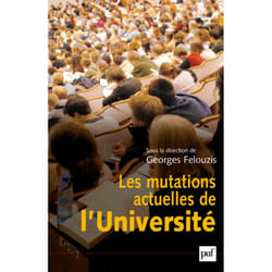 ISBN Les mutations actuelles de l'université livre Education Français