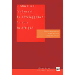 ISBN L'éducation, fondement du développement durable en Afrique livre Économie Français