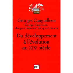 ISBN Du développement à l'évolution au XIXe siècle livre philosophie Français