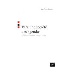 ISBN Vers une société des agendas livre Education Français