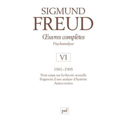 ISBN Œuvres complètes - psychanalyse - vol. VI : 1901-1905 livre Psychologie Français