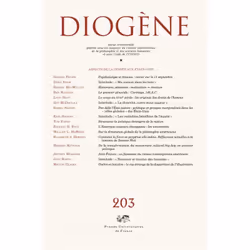 ISBN Diogène 2003, n° 203, philosophie, Français, 152 pages