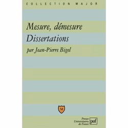 ISBN Mesure et démesure. Dissertations, Littérature, 128 pages
