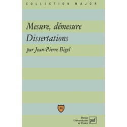ISBN Mesure et démesure. Dissertations
