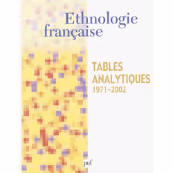 ISBN Ethnologie française 2003 - Hors-Série, Education, Français, 112 pages