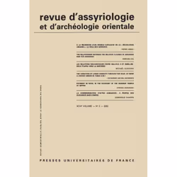 ISBN Rev. d'assyrio. et d'archéo. orient. 2002, vol. 96 (2), histoire, Français, 94 pages