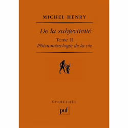 ISBN De La Subjectivite T2 - Phenomenologie De La Vie, philosophie, Français, Livre broché