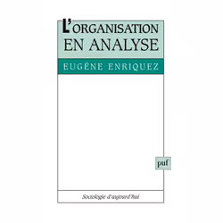 ISBN L'Organisation En Analyse (4e Edition), société, Français