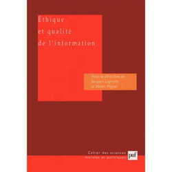 ISBN Éthique et qualité de l'information livre Loi Français