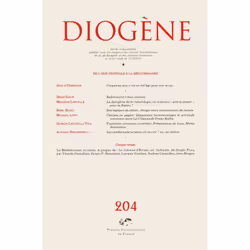 ISBN Diogène 2003, n° 204, philosophie, Français, 136 pages