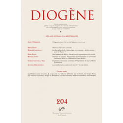ISBN Diogène 2003, n° 204 livre philosophie Français