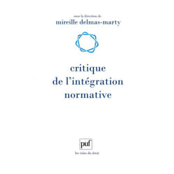 ISBN Critique de l'intégration normative livre Loi Français