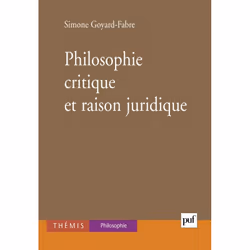 ISBN Philosophie critique et raison juridique, philosophie, Français, 254 pages