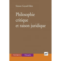 ISBN Philosophie critique et raison juridique