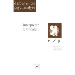 ISBN Interpréter le transfert livre Psychologie Français